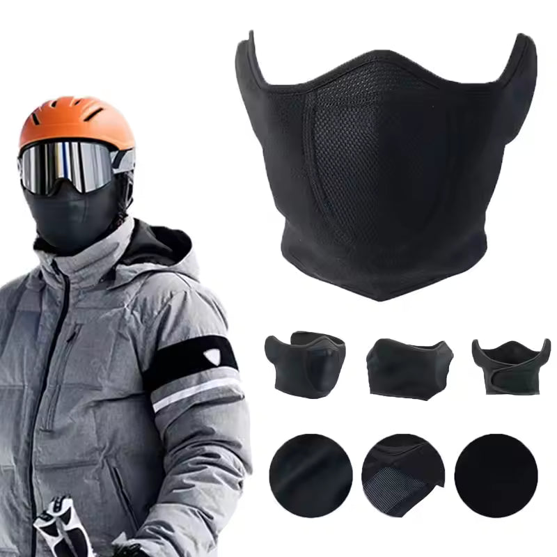 Winter Windproof Bike Mask Half Face Motorcycle Masks for men and women